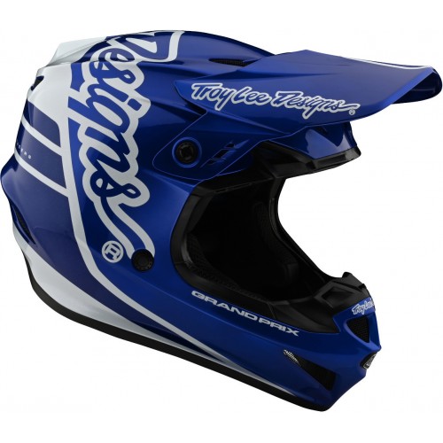 CAPACETE TROY LEE DESIGNS 2021 GP SILHOUETTE - NAVY / BRANCO CAPACETE TROY LEE DESIGNS 2021 GP SILHOUETTE - NAVY / BRANCO